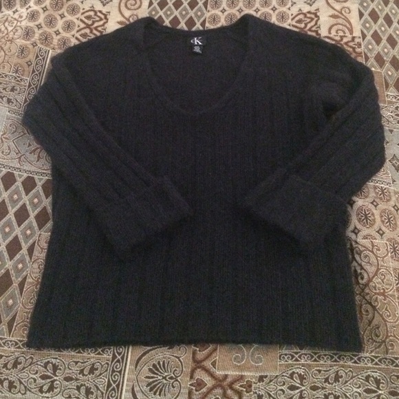 CK Calvin Klein cropped sweater...NWOT - Picture 1 of 4