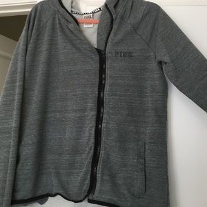 PINK zip up hoodie