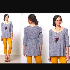 Anthropologie Pathed Seams Top by Deletta, XS