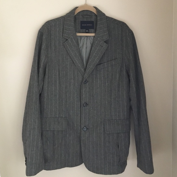 Men's Gray Flannel chalk-Striped blazer