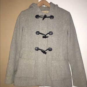 Michael Kors Hooded Wool Peacoat