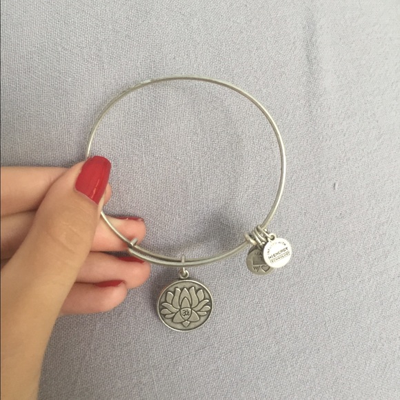 Alex and Ani lotus peace petals bracelet