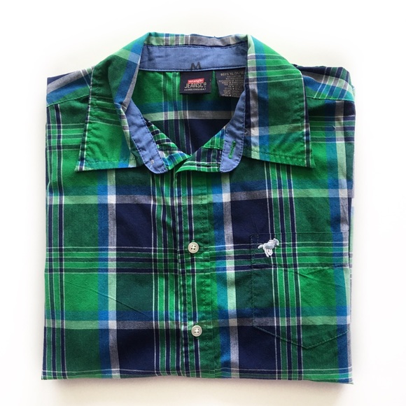 Boys Plaid Top