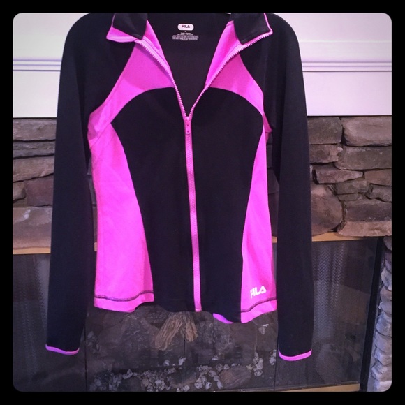 Black and pink athletic jacket