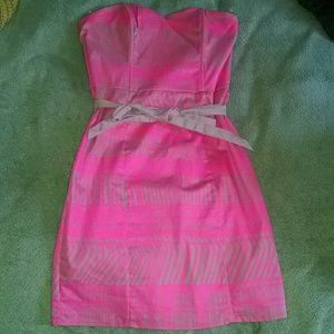 H&M strapless mini dress