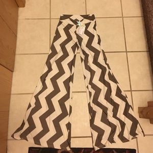 High waisted wide leg long bell bottoms