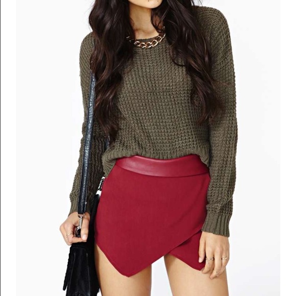 Nastygal Wine Skort