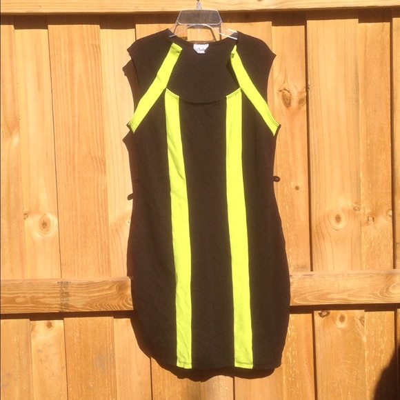 Lime Green Mini Dress