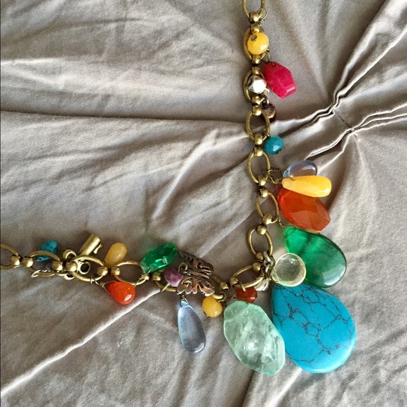 Fossil Semi-Precious Stone Necklace