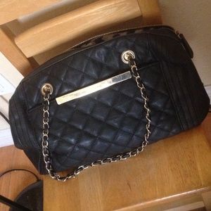 Black and gold bag
