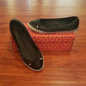Tory Burch Skyler Quilted Sneaker Flats Black