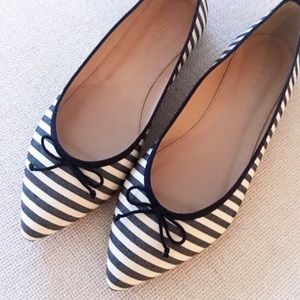 J. Crew Striped Flats