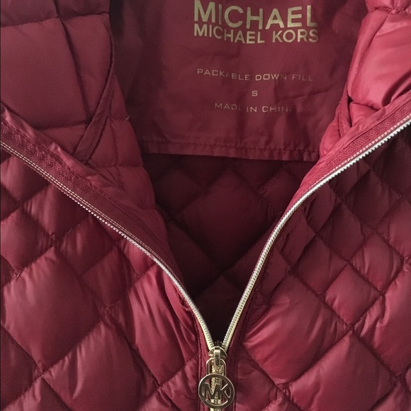 SOLD.     MK down jacket - Picture 2 of 3