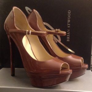Brian Atwood ferrand open toe platform