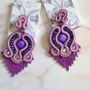 Embroidery Earrings