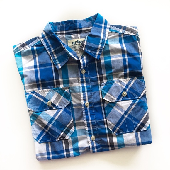 Boys Plaid Top