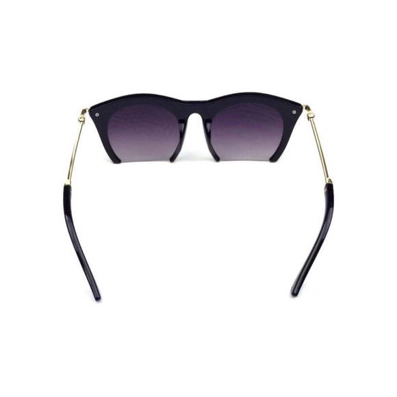 Semi Rimless Oversized Sunglasses - Picture 4 of 4