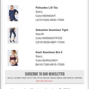 Selling this fabletics workout set