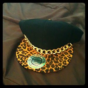 Cheetah chain hat