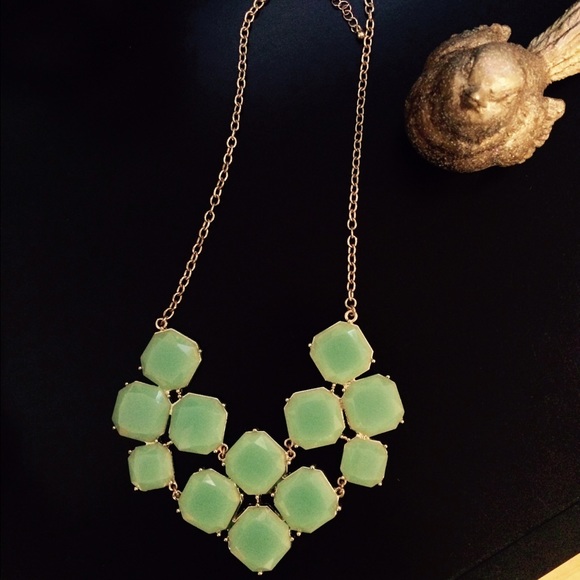 Aqua Stone Statement Necklace