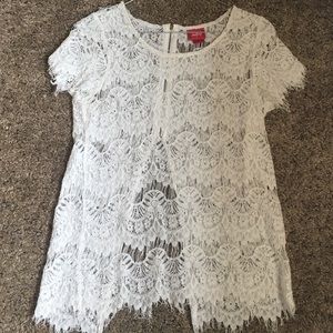 White lace DayTrip shirt