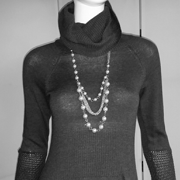 DKNY Dresses & Skirts - Gray sweater dress