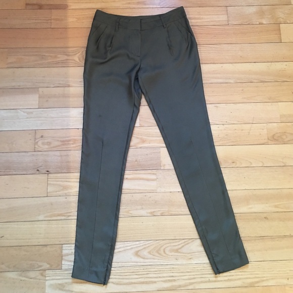 In Add Minus | Olive Pants - Picture 1 of 2