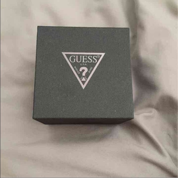 Gold guess watch