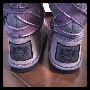 Gray juicy couture fall/winter boots
