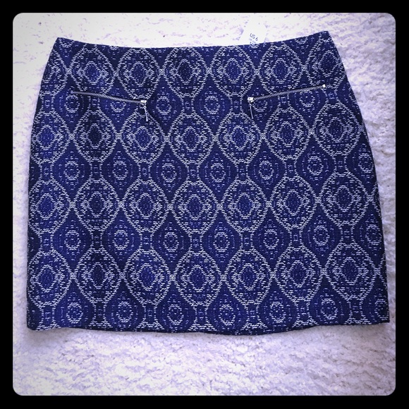NWT Navy Blue pencil skirt