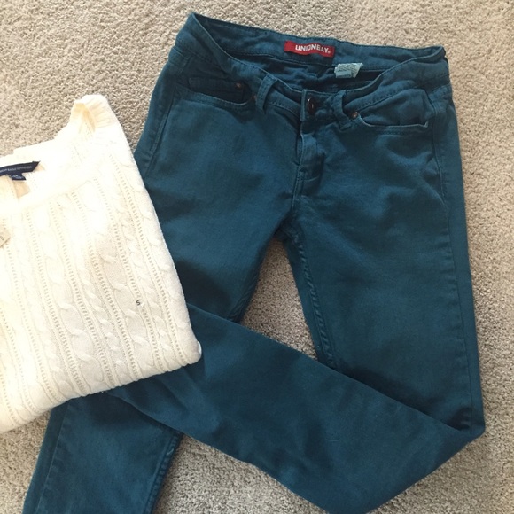 UNIONBAY Denim - ❌SOLD❌Pretty Teal Skinny Jeans