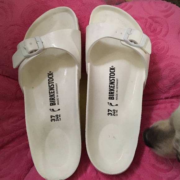 Birkenstock Vegan White Madrid Sandals Size 37