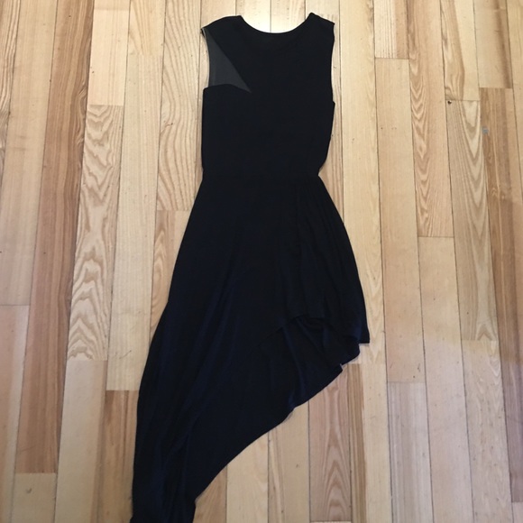 Vintage | Black Asymmetrical Dress