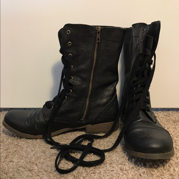 Black Combat Boots