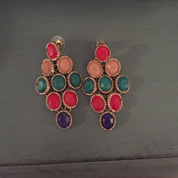 Fun multi colored earrings! - Picture 1 of 1