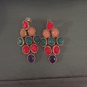 Fun multi colored earrings!