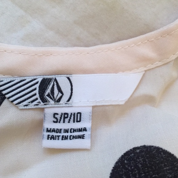 Volcom polka dot tank top - Picture 4 of 4