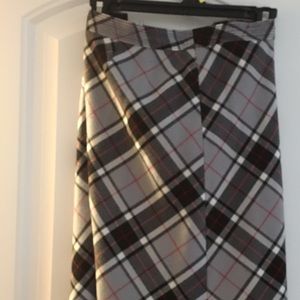 Liz Claiborne Plaid Skirt