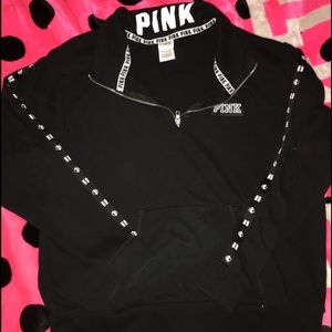 VS PINK HALF ZIP
