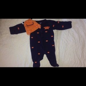 Crab sleeper and hat set