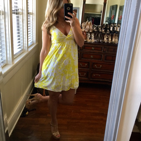 yellow cotton sundress