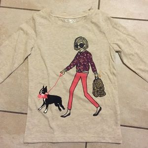 Long sleeve girls tee