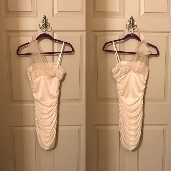 White mini dress