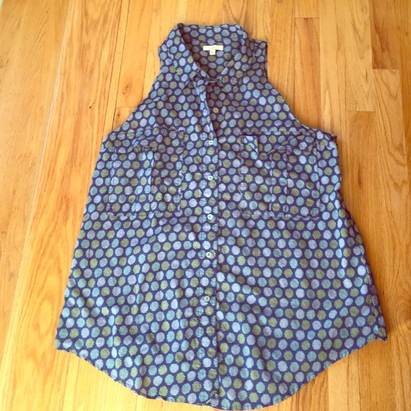 Anthropologie button-up tank by porridge