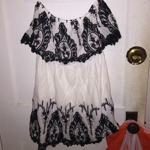 Black and White Sundress