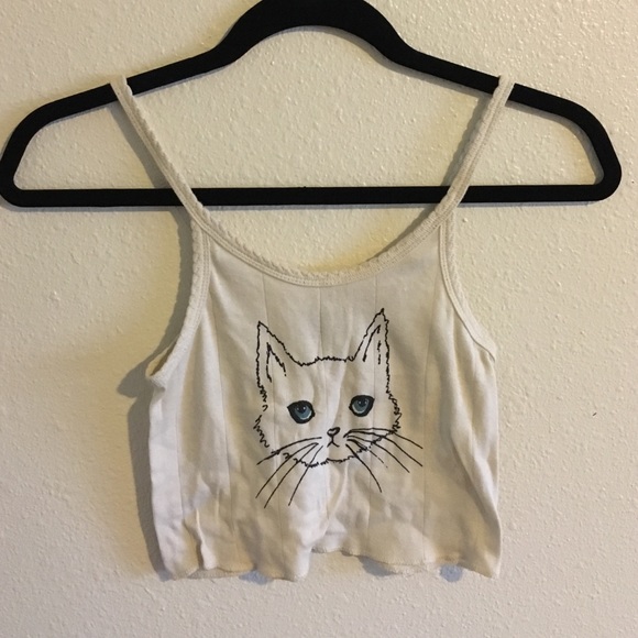 SOLD Urban Outfitters Cat Crop Top