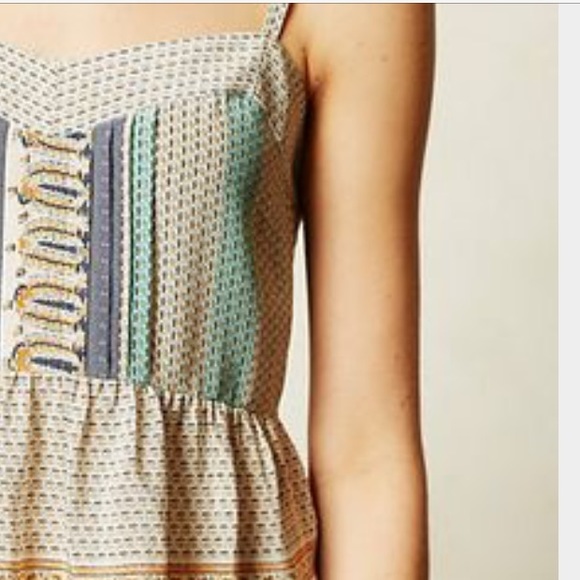 Anthropologie Tops - Anthropologie Silk Montara Tank