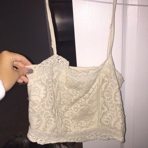 lace crop top
