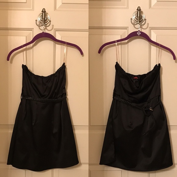 Mini black dress