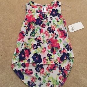 Floral tank top